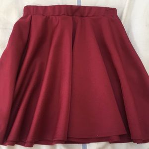 Nordstrom skater skirt in Cranberry color